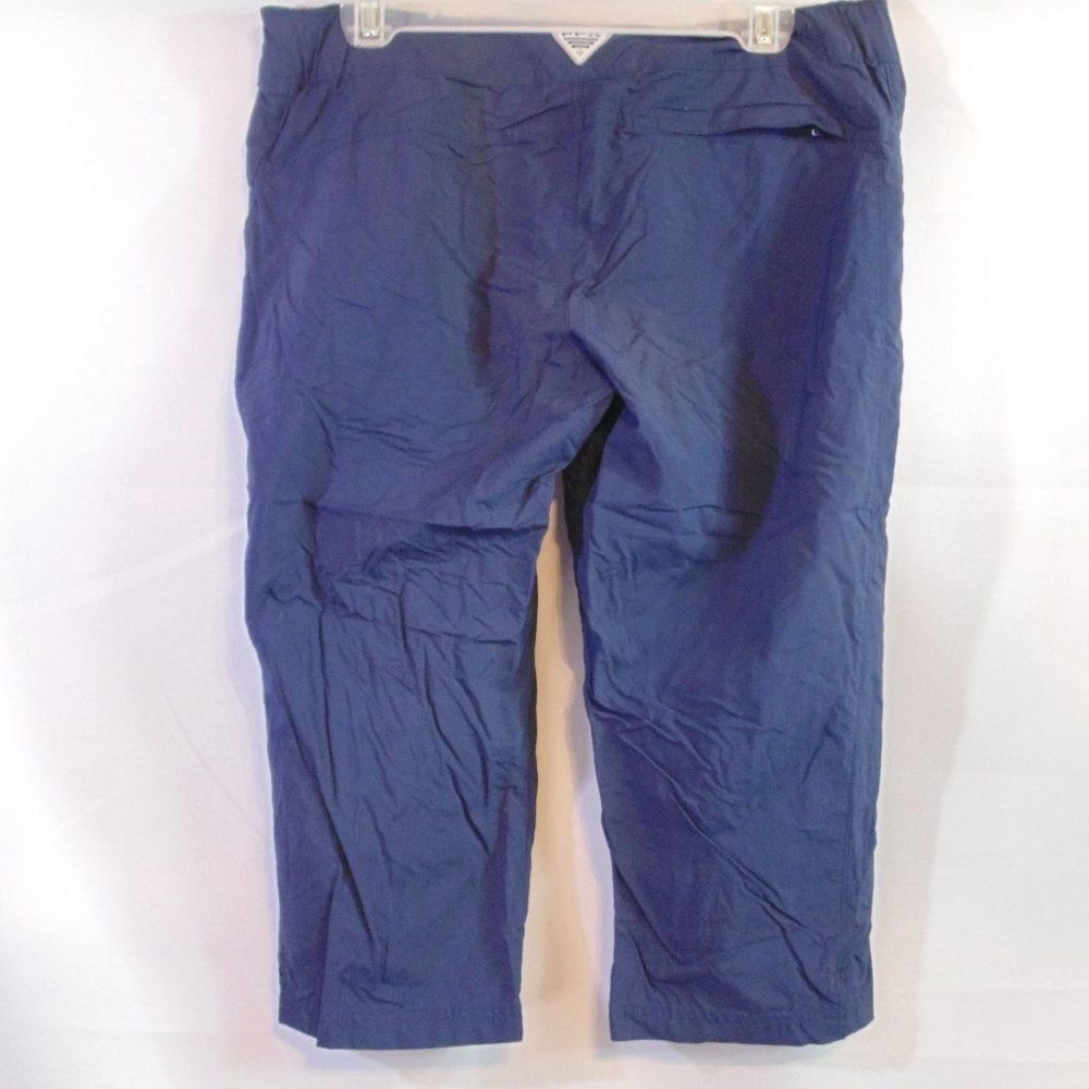 Columbia Women's Capris Nylon pants Medium Navy - Picture 5 of 7